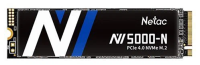 Накопитель SSD Netac NV5000 Pro, 500GB, M.2 2280, PCIe 4.0 x4, NVMe, R/W 4800/2700, с радиатором [NT01NV5000N-500-E4X]