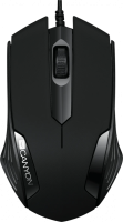 Мышь проводная Canyon CM-02 черный, 1000 dpi, USB, кнопки - 3 [CNE-CMS02B]