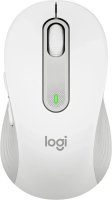 Мышь беспроводная Logitech Signature M650 белый, 4000 dpi, радиоканал, Bluetooth, USB, кнопки - 5 [910-006392]