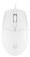 Мышь проводная Oklick 147M белый, 2000 dpi, USB, кнопки - 4 [1868746]