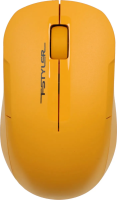 Мышь беспроводная A4Tech Fstyler FG15CS Air2 желтый, 1200 dpi, радиоканал, USB, кнопки - 3 [FG15CS AIR2 желтый]