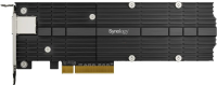 Сетевая карта Synology M.2 SSD-NVME adapter M.2 2110/2080,2 slots m.2 key [E10M20-T1]