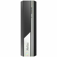 Накопитель SSD Netac USB-C 2Tb NT01ZX10-002T-32BK ZX10 2.5&quot; черный [NT01ZX10-002T-32BK]