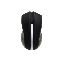 Мышь беспроводная Oklick черный, 1000 dpi, радиоканал, USB, кнопки - 3 [615MW]