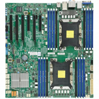 Материнская плата SuperMicro MBD-X11DAI-N-B, 2xLGA 3647, Intel C621, 16xDDR4, 10xSATA, 1xM.2, 4xPCI-E 3.0 x16, 2xPCI-E 3.0 x8, 1xVGA, 2x 1Gb LAN, 4xUSB-A 3.2 Gen 1, 1xUSB-A 3.2 Gen 2, 1xUSB-C 3.2 Gen 2, 7.1, E-ATX [MBD-X11DAI-N-B]