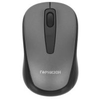 Мышь беспроводная Гарнизон GMW-450-1 серый, 1000 dpi, радиоканал, USB, кнопки - 3 [18837]