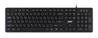Клавиатура Acer OKW122 проводная, USB, черный [ZL.KBDEE.00C]