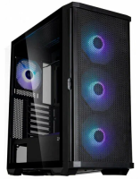 Корпус ZALMAN Z10 PLUS, без БП, боковое окно (закаленное стекло), черный,  ATX [Z10 Plus]