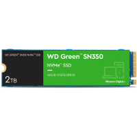 Накопитель SSD WD Green SN350 2000Gb, PCIe 3.0 x4, M.2 2280 [WDS200T3G0C]
