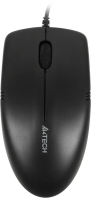 Мышь проводная A4Tech OP-530NU черный, 1200 dpi, USB, кнопки - 3 [87365]