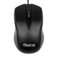 Мышь проводная Dialog Comfort MOС-15U черный 1200 dpi, USB, кнопки - 3 [MOC-15U]