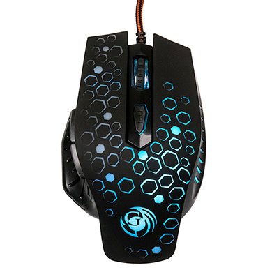 Мышь проводная Dialog Gan-Kata MGK-11U черный, 2400 dpi, USB, кнопки - 6 [MGK-11U]