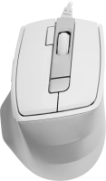 Мышь проводная A4Tech Fstyler FM45S Air белый/серебристый, 2400 dpi [FM45S AIR USB (SILVER WHITE)]