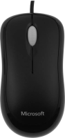 Мышь проводная Microsoft Basic Optical Mouse черный, 1000 dpi, USB, кнопки - 3 [P58-00057]