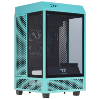 Компьютерный корпус Thermaltake The Tower 100 Turquoise черный без БП [CA-1R3-00SBWN-00]