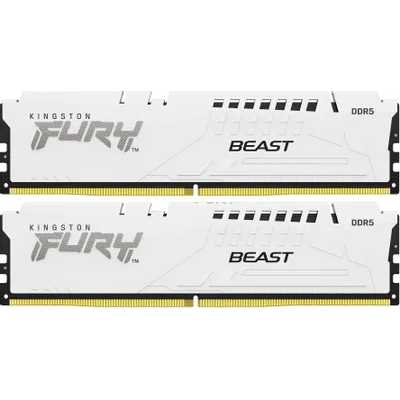 Оперативная память Kingston Fury Beast, DDR5, 64Gb (2x32Gb), 5200MHz, CL40, DIMM [KF552C40BWK2-64]
