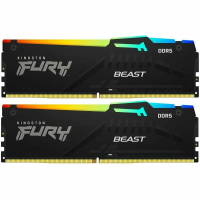 Оперативная память Kingston 64Gb DDR4 3200MHz (2x32GB) DIMM Fury Beast RGB RTL Gaming PC4-25600 CL16 [KF432C16BB2AK2/64]