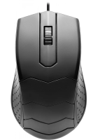 Мышь проводная Defender HIT MB-530 черный, 1000 dpi, USB, кнопки - 3 [52530]