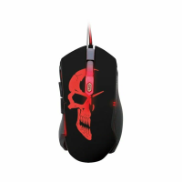 Мышь проводная Qumo Dragon War Axe M07 черный, 2400 dpi, USB, кнопки - 6 [21380]