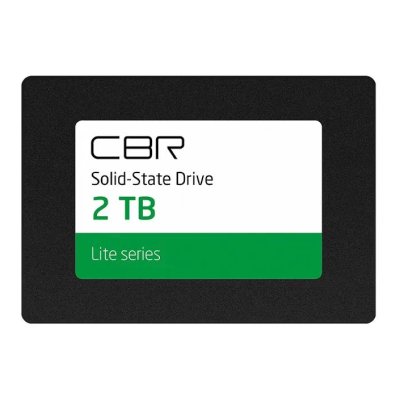 Накопитель SSD CBR Lite 2048 Gb, 2.5", SATA III 6 Gbit/s [SSD-002TB-2.5-LT22]