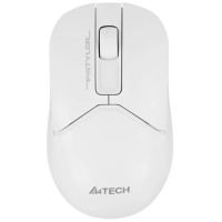 Мышь беспроводная A4Tech Fstyler 1200 dpi, радиоканал, USB, кнопки - 3 [FG12 белый]