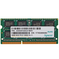Оперативная память Apacer 8Gb DDR3 1600MHz (pc-12800) SO-DIMM Retail AS08GFA60CATBGC/DS.08G2K.KAM [DS.08G2K.KAM]