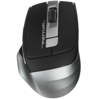 Мышь беспроводная A4Tech Fstyler серый/черный, 2000 dpi, радиоканал [FG35]