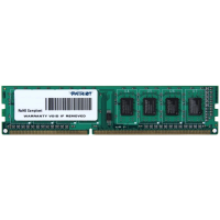 Оперативная память Patriot SL 4GB DDR3 1600MHz (PC3-12800) DIMM [PSD34G160081]