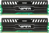 Оперативная память Patriot 8Gb DDR3 1600MHz (4GbX2) VIPER3 DIMM CL9 [PV38G160C9K] Black [PV38G160C9K]
