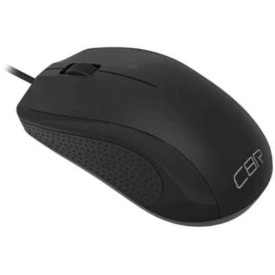 Мышь проводная CBR CM 107 черный, 1000 dpi, USB, кнопки - 3 [CM 107]