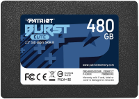 Накопитель SSD Patriot Burst Elite 480GB, SATA 2.5&quot;, PBE480GS25SSDR, 450/320, RET [PBE480GS25SSDR]
