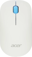 Мышь беспроводная Acer OMR205 белый/голубой, 1200 dpi, кнопки - 3 [ZL.MCEEE.02H]