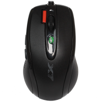 Мышь проводная A4Tech X-718BK черный, 3000 dpi, USB, кнопки - 7 [X-718BK black]