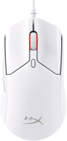 Мышь проводная HyperX Pulsefire Haste 2 белый, 26000 dpi, USB, кнопки - 6 [6N0A8AA]