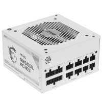 Блок питания MSI MAG A850GL PCIE5 WHITE, 850W, 80+ Gold, полностью модульный [306-7ZP8A24-CE0]