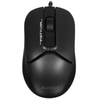 Мышь проводная A4Tech Fstyler FM12 черный, 1200 dpi, USB, кнопки - 3 [FM12 BLACK]