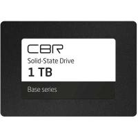 Накопитель SSD CBR Base, 1024 Гб, SATA III, 2.5&quot;, R/W 550/500 Мбайт/сек [SSD-001TB-2.5-BS24b]