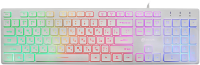 Клавиатура Oklick 550ML [1061618] проводная, USB, белый [550ML-white]