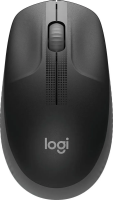 Мышь беспроводная Logitech M190 черный/темно-серый, 1000 dpi, радиоканал, USB, кнопки - 3 [910-005913]
