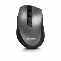 Мышь беспроводная SVEN RX-425W серый, 1600 dpi, радиоканал, USB, кнопки - 6 [SV-014476]
