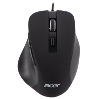 Мышь проводная Acer OMW120 черный, 2000 dpi, USB, кнопки - 6 [ZL.MCEEE.00H]
