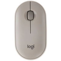 Мышь беспроводная Logitech Pebble M350 серый, 1000 dpi, радиоканал, Bluetooth, USB, кнопки - 3 [910-006653/910-005719]