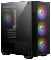 Компьютерный корпус MSI MAG FORGE M100A, Mini-Tower, черный [MAG FORGE M100A]