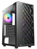 Компьютерный корпус Azza Spectra черный без БП ATX 7x120mm 2x140mm 2xUSB2.0 1xUSB3.0 [CSAZ-280B SPECTRA]