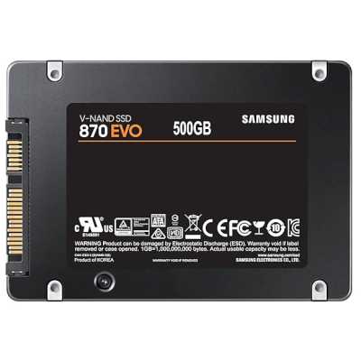 Накопитель SSD Samsung 500Gb 870 EVO MZ-77E500B/EU [MZ-77E500B/EU]