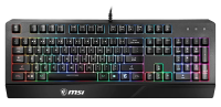 Клавиатура MSI VIGOR GK20 RU черный USB Multimedia for gamer LED (подставка для запястий) [VIGOR GK20 RU]
