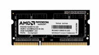 Оперативная память AMD Radeon R3 DDR3 4GB 1600MHz, CL9, SO-DIMM [R334G1339S1S-UO]