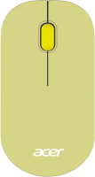 Мышь беспроводная Acer OMR205 зеленый/желтый, 1200 dpi, кнопки - 3 [ZL.MCEEE.02J]