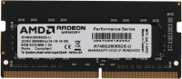 Оперативная память 8GB AMD Radeon™ DDR4 2666 SO DIMM R7 Performance Series Black R748G2606S2S-U Non-ECC, CL16, 1.2V, RTL [R748G2606S2S-U]