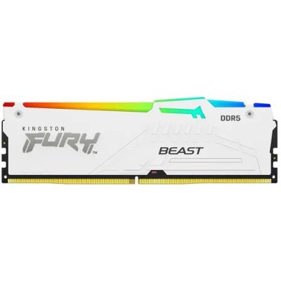 Оперативная память Kingston Fury Beast White Expo RGB DDR5 32GB 6000MHz [KF560C36BWEA-32]